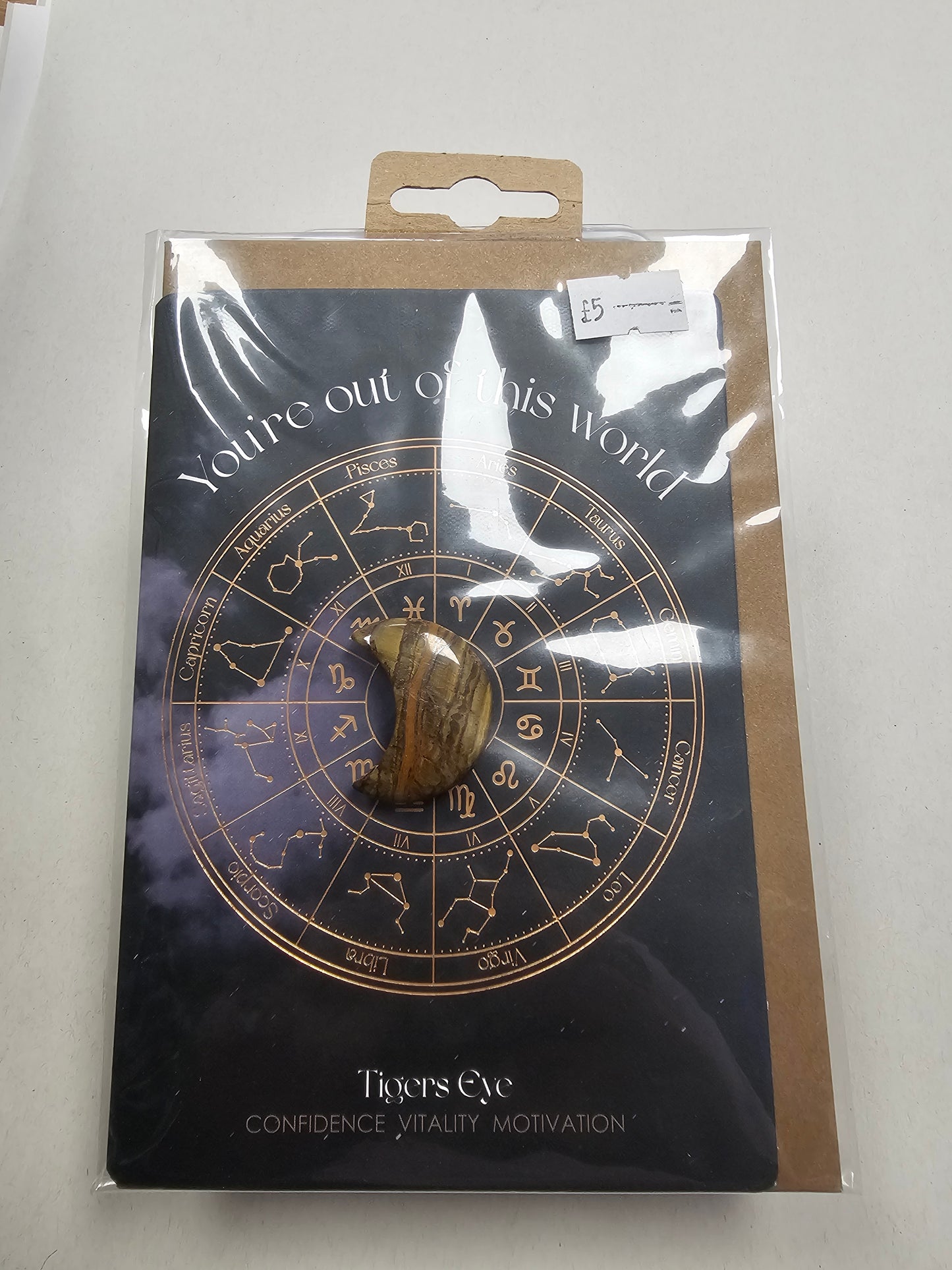 Star sign greetings card