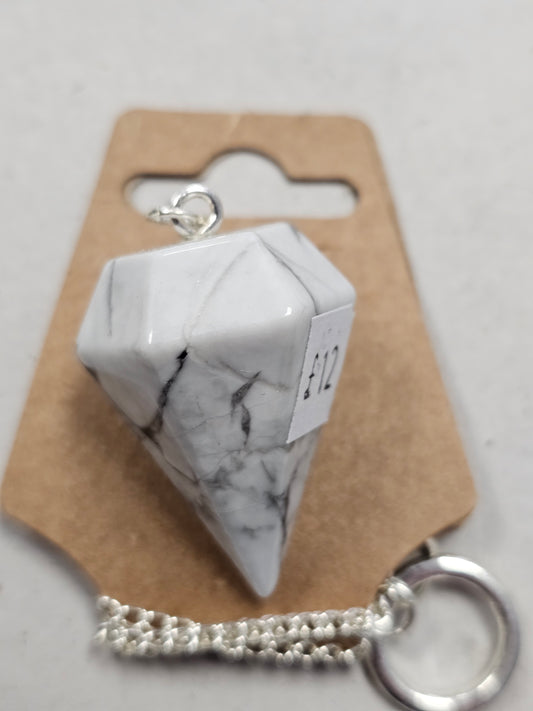 Howlite Pendulum