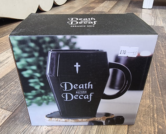 Death by Decaf Mug