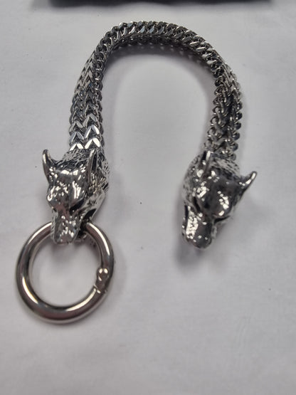 Viking wolf bracelet