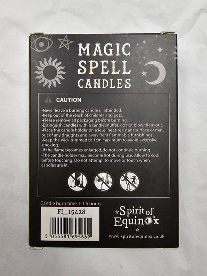 Yellow spell candles (success)