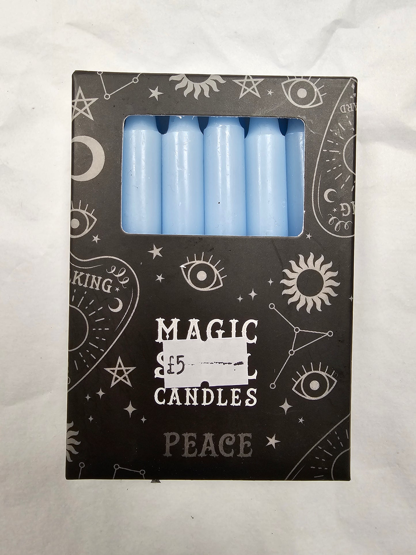Blue spell candles (peace)