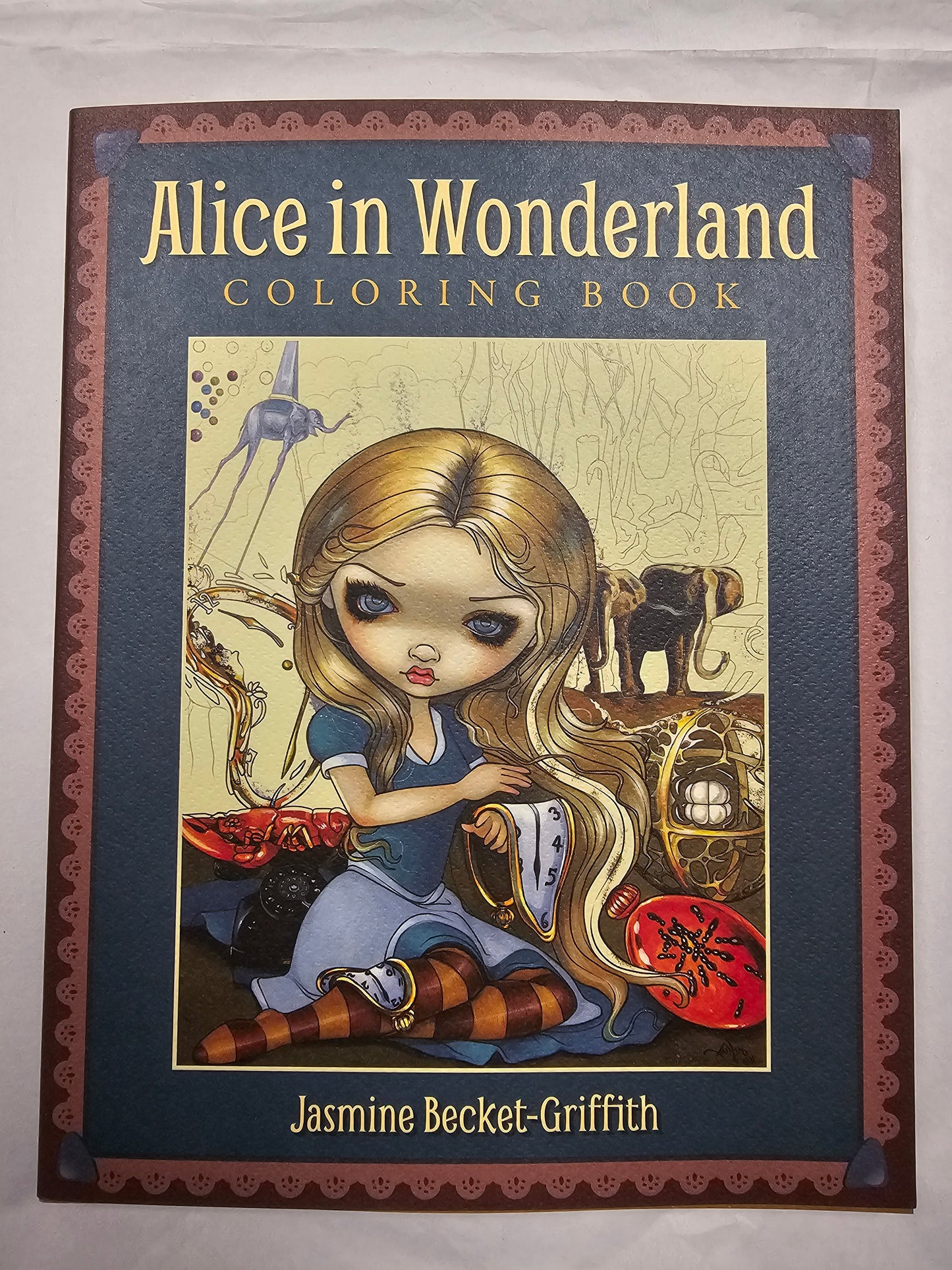 Alice in Wonderland colouring book