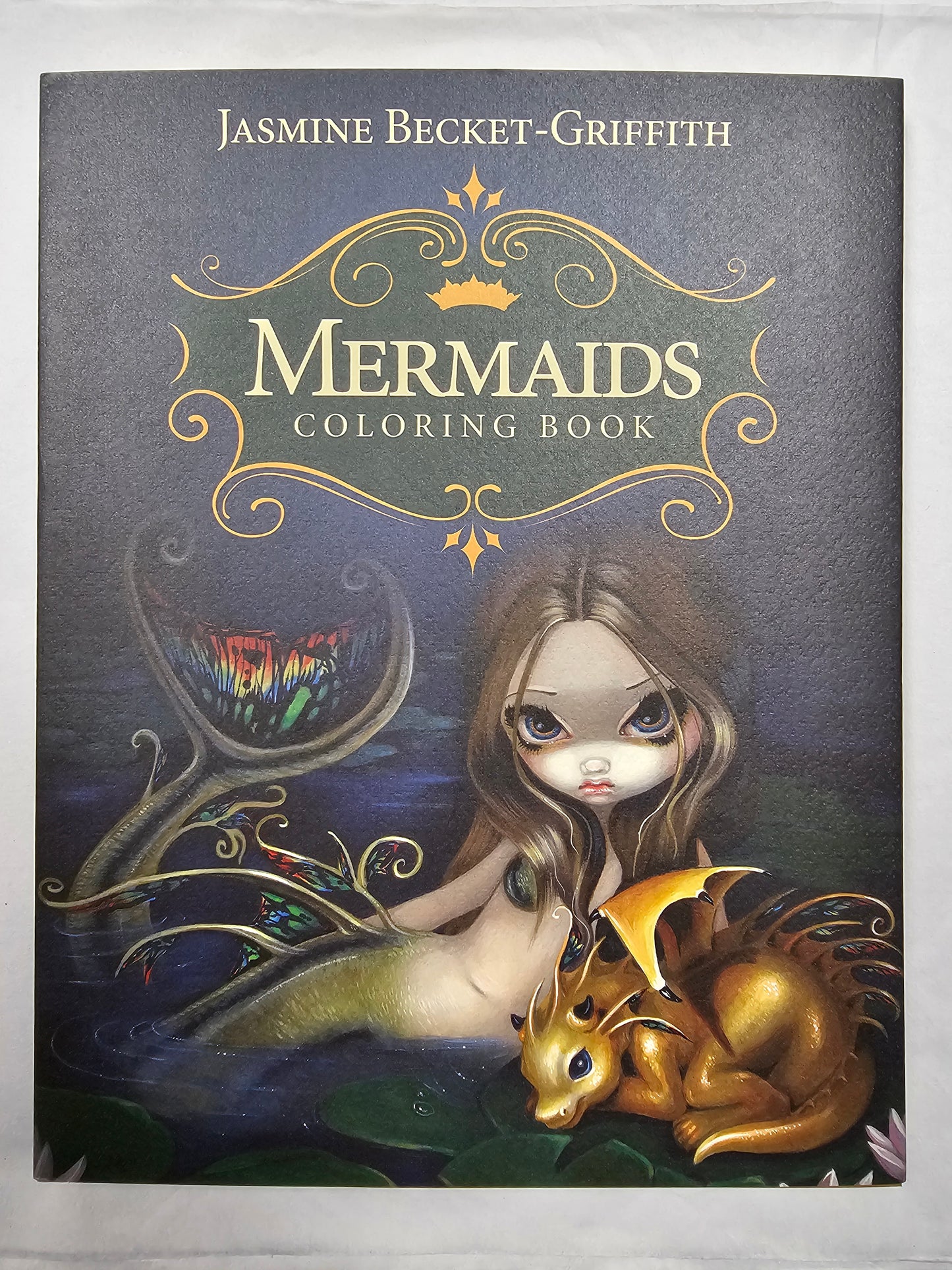 Mermaids colouring book