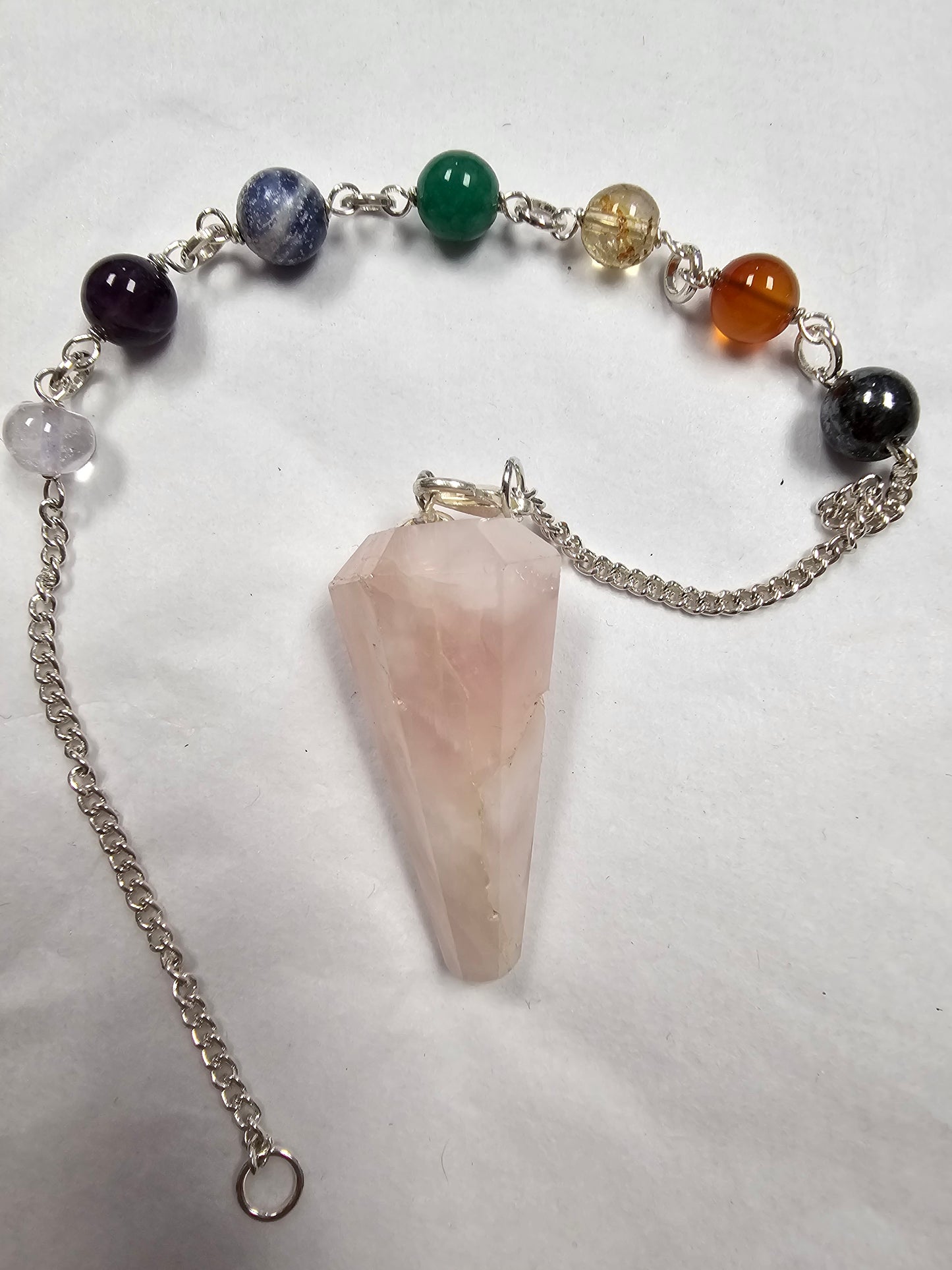 Rose Quartz Pendulum/Bracelet