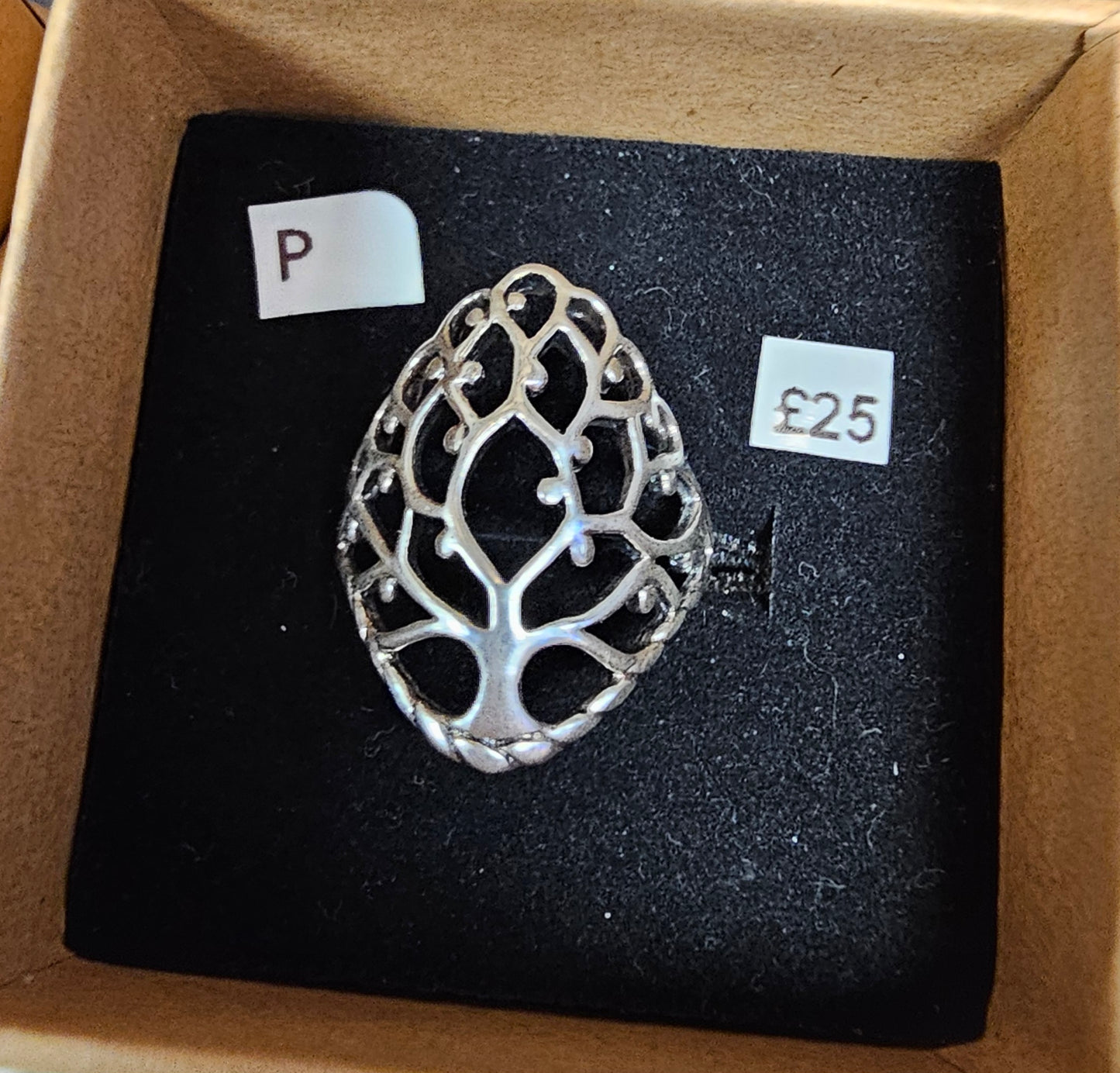 Tree of life ring size P