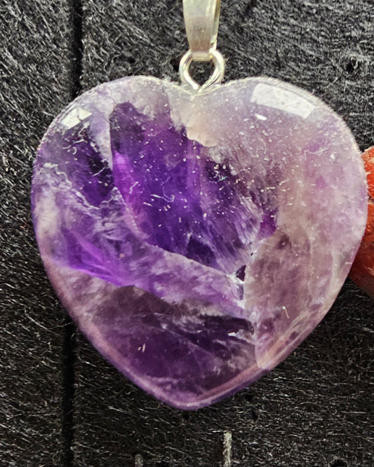 Amethyst Heart pendant