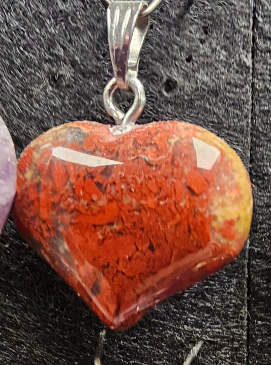 Carnelian Heart pendant
