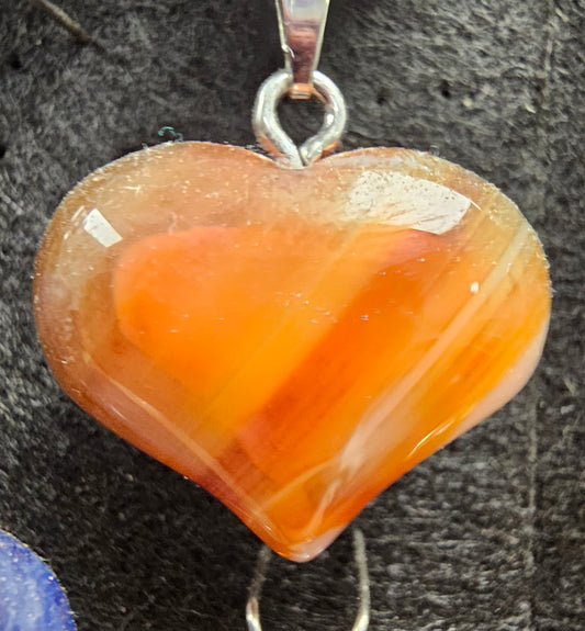Carnelian Heart pendant