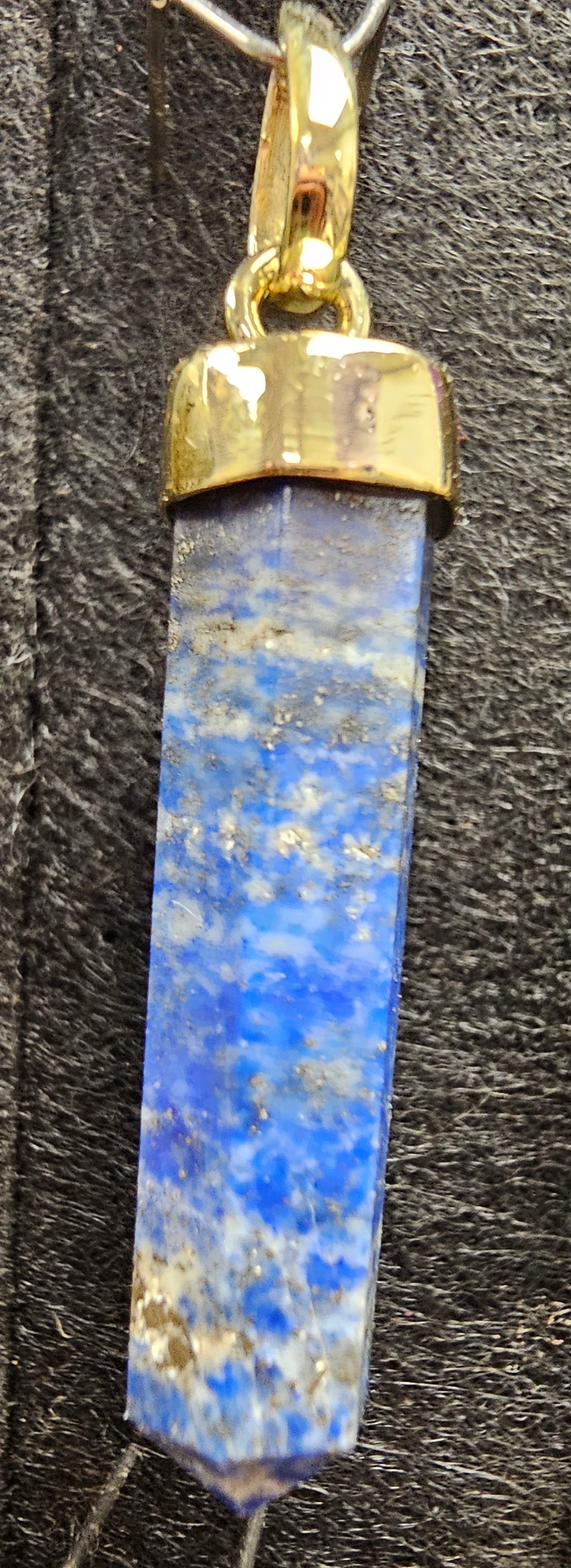 Lapis Lazuli point pendant