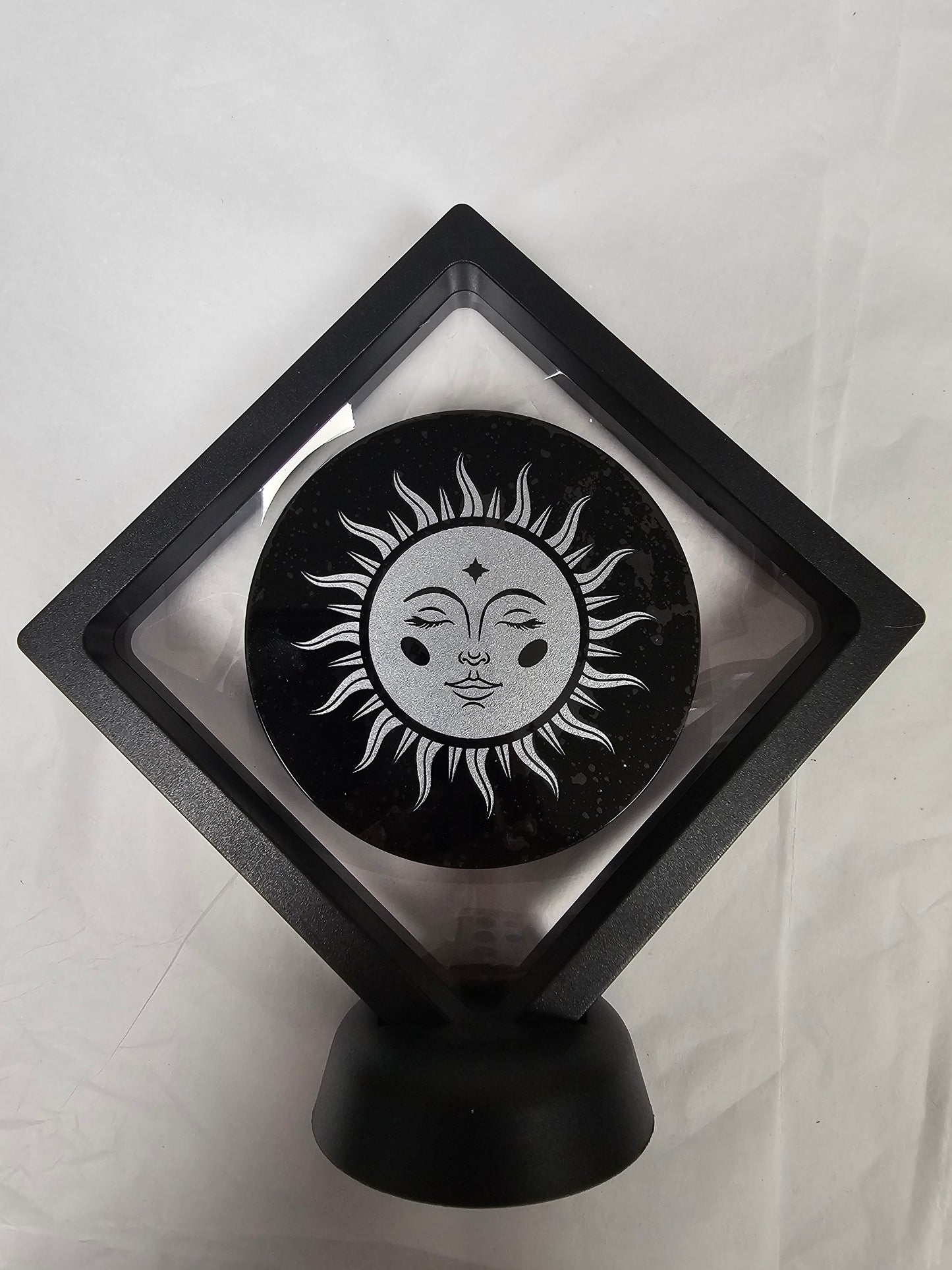 Sun Obsidian Charge Plate 8cm