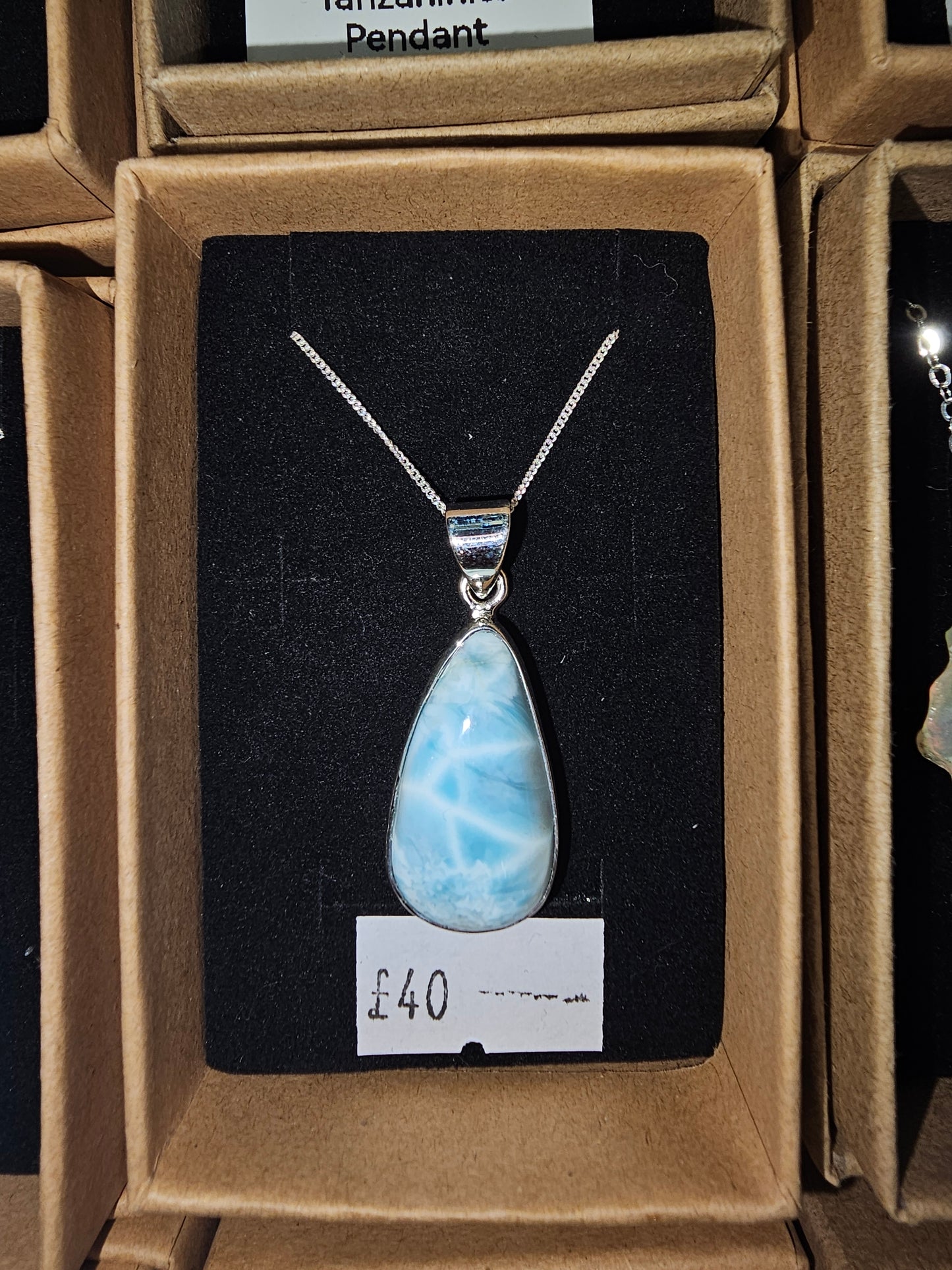 Larimar pendant