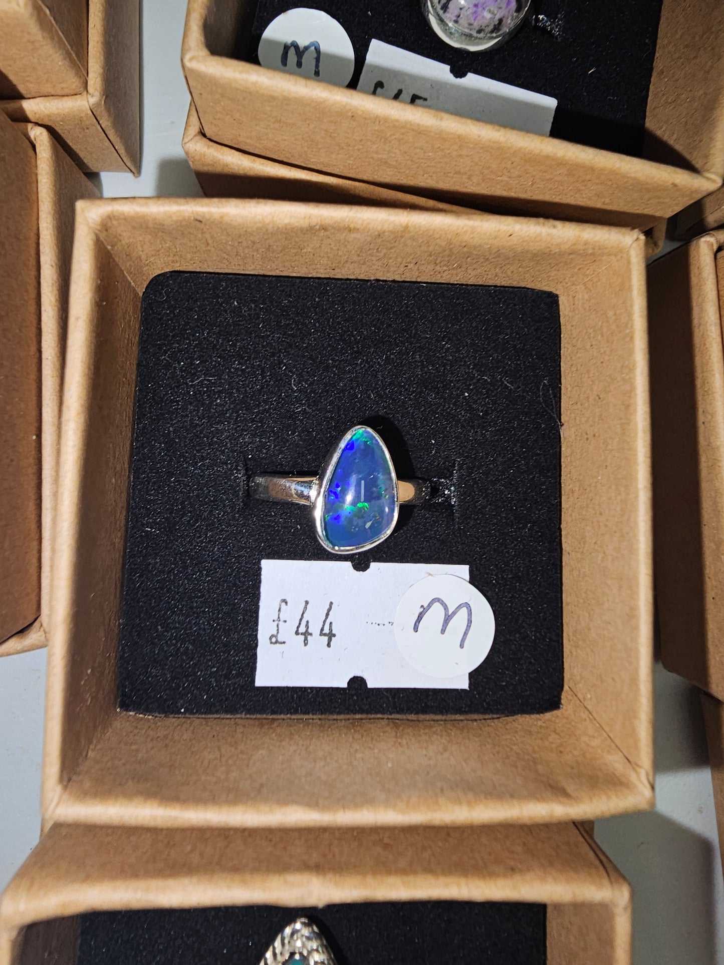 Australian Opal ring size M