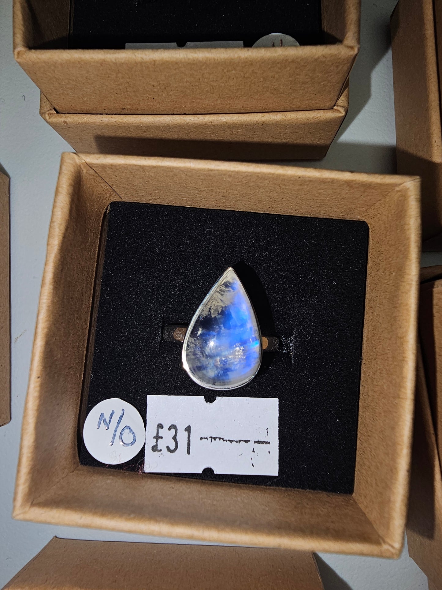 Moonstone ring size N/O