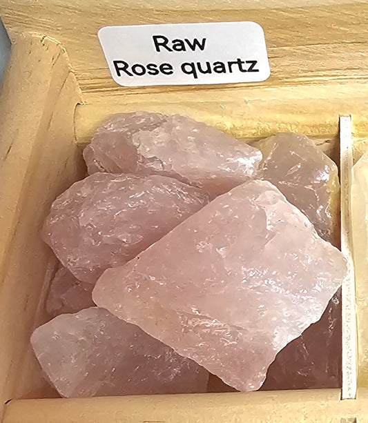 Raw Rose Quartz