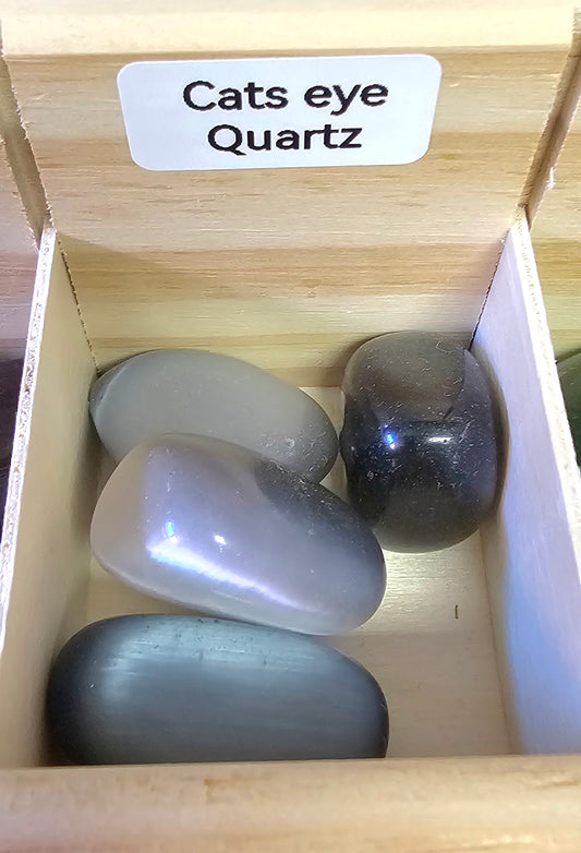 Cats Eye Quartz (Gray)