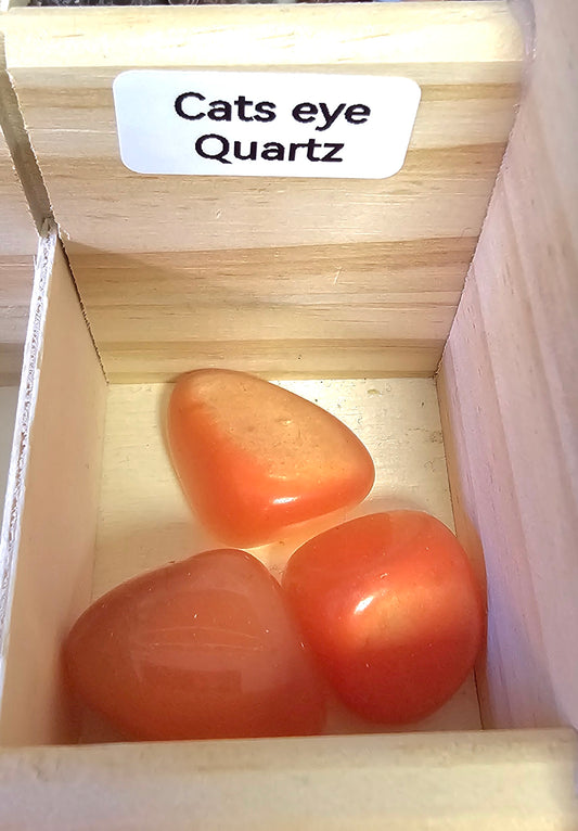 Cats Eye Quartz (Orange)
