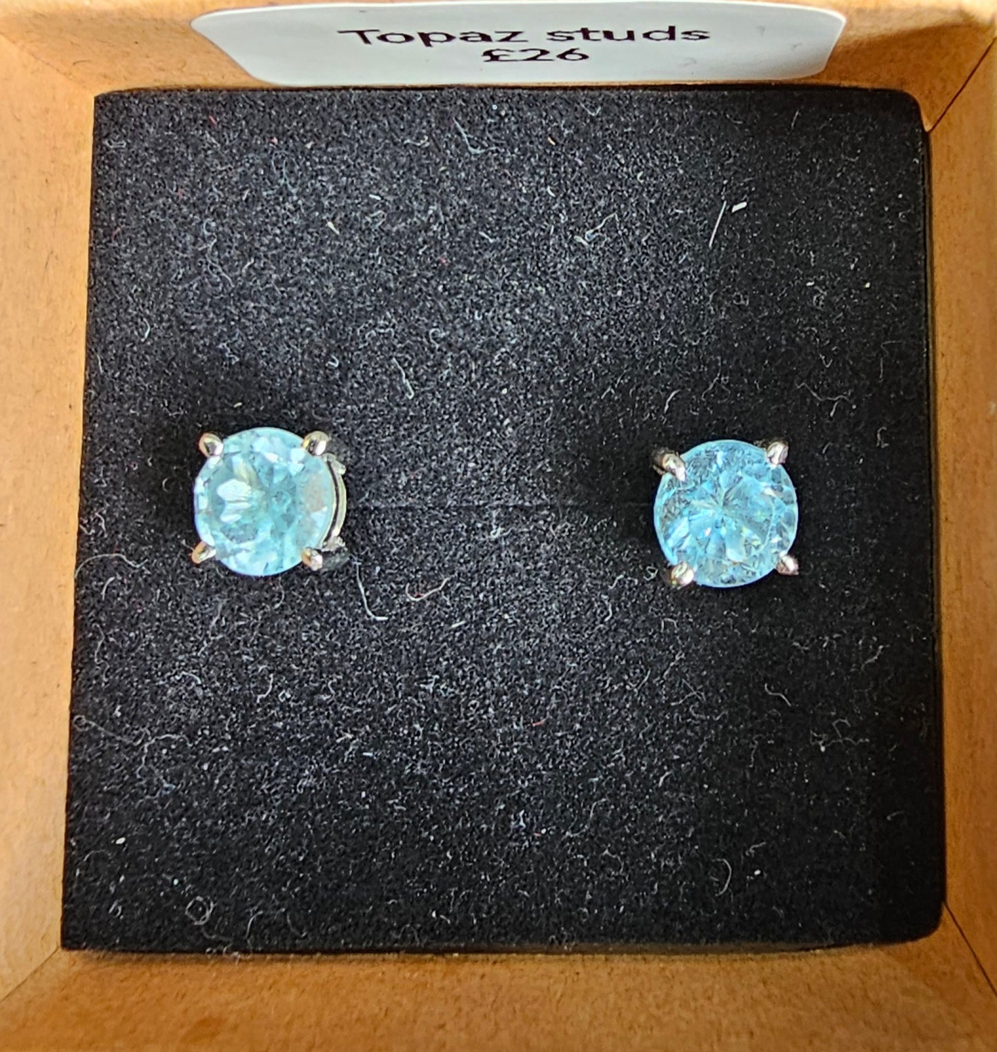 Topaz Stud Earrings