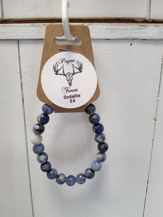 Sodalite 8mm bead bracelet