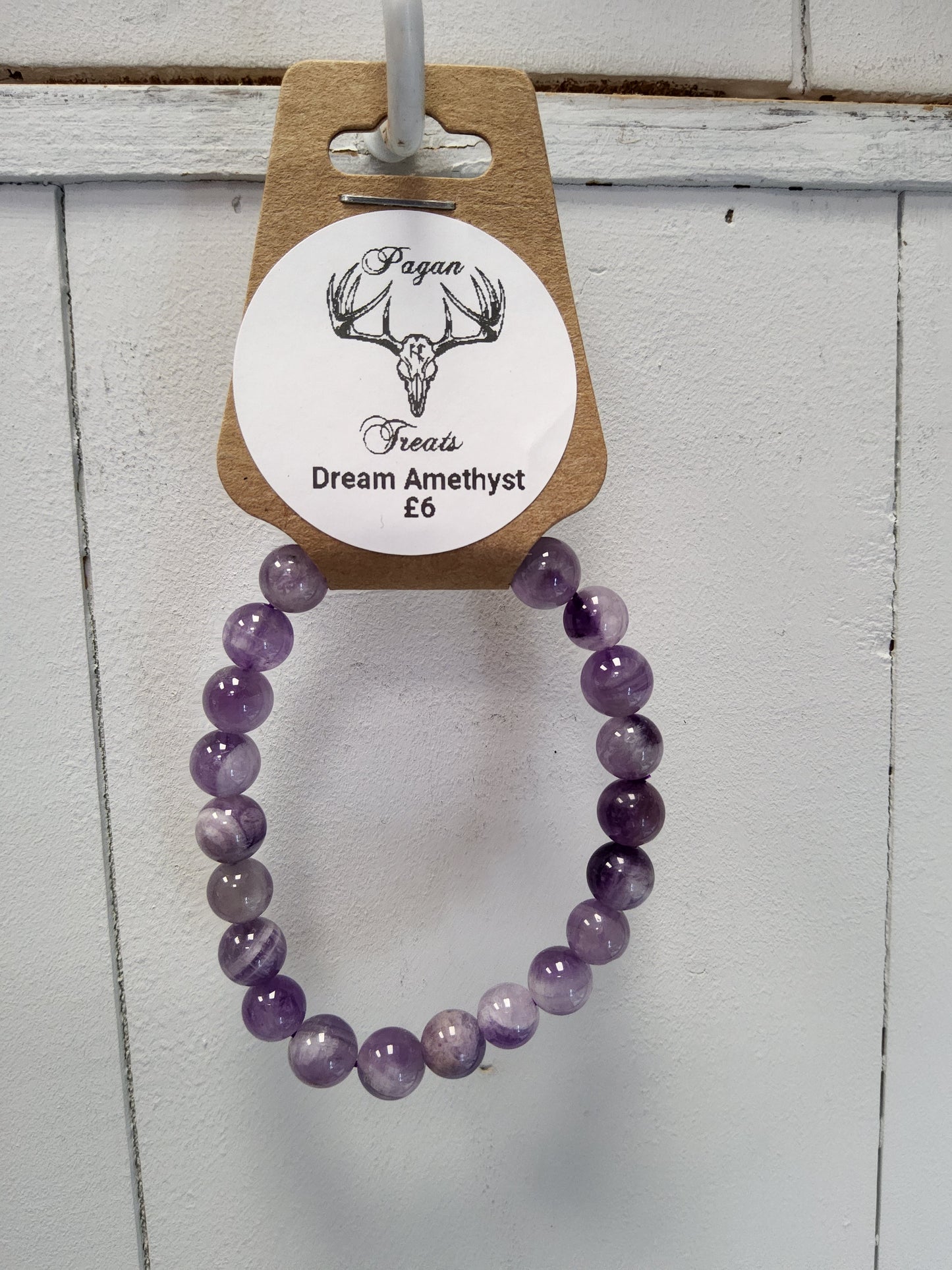 Dream Amethyst 8mm bead bracelet