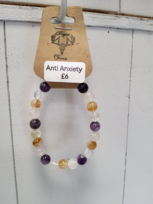 Anti-Anxiety 8mm bead bracelet