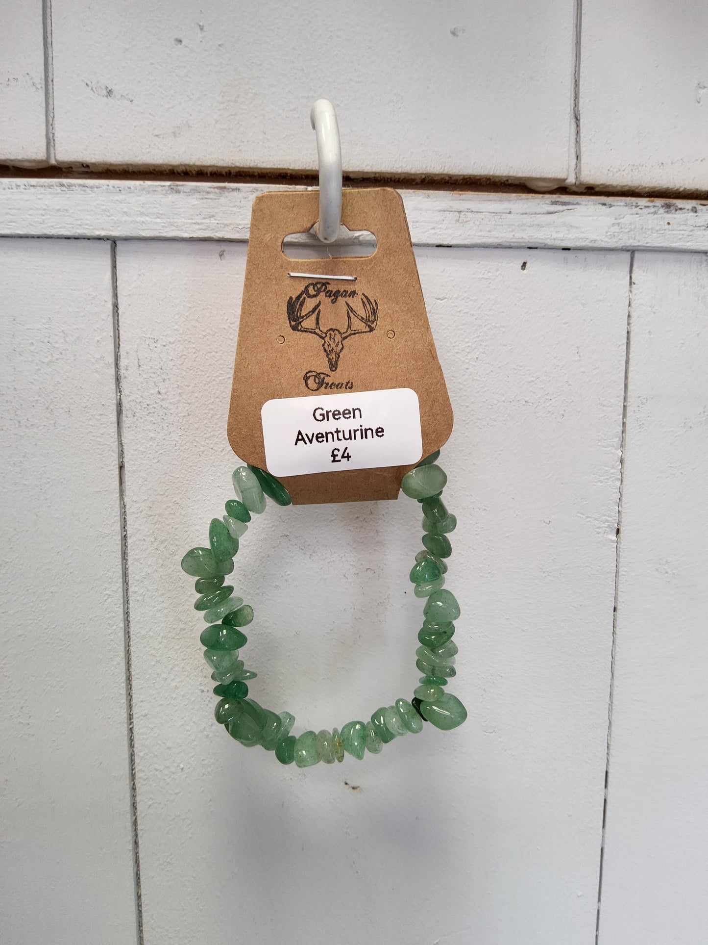 Green Aventurine chip bracelet