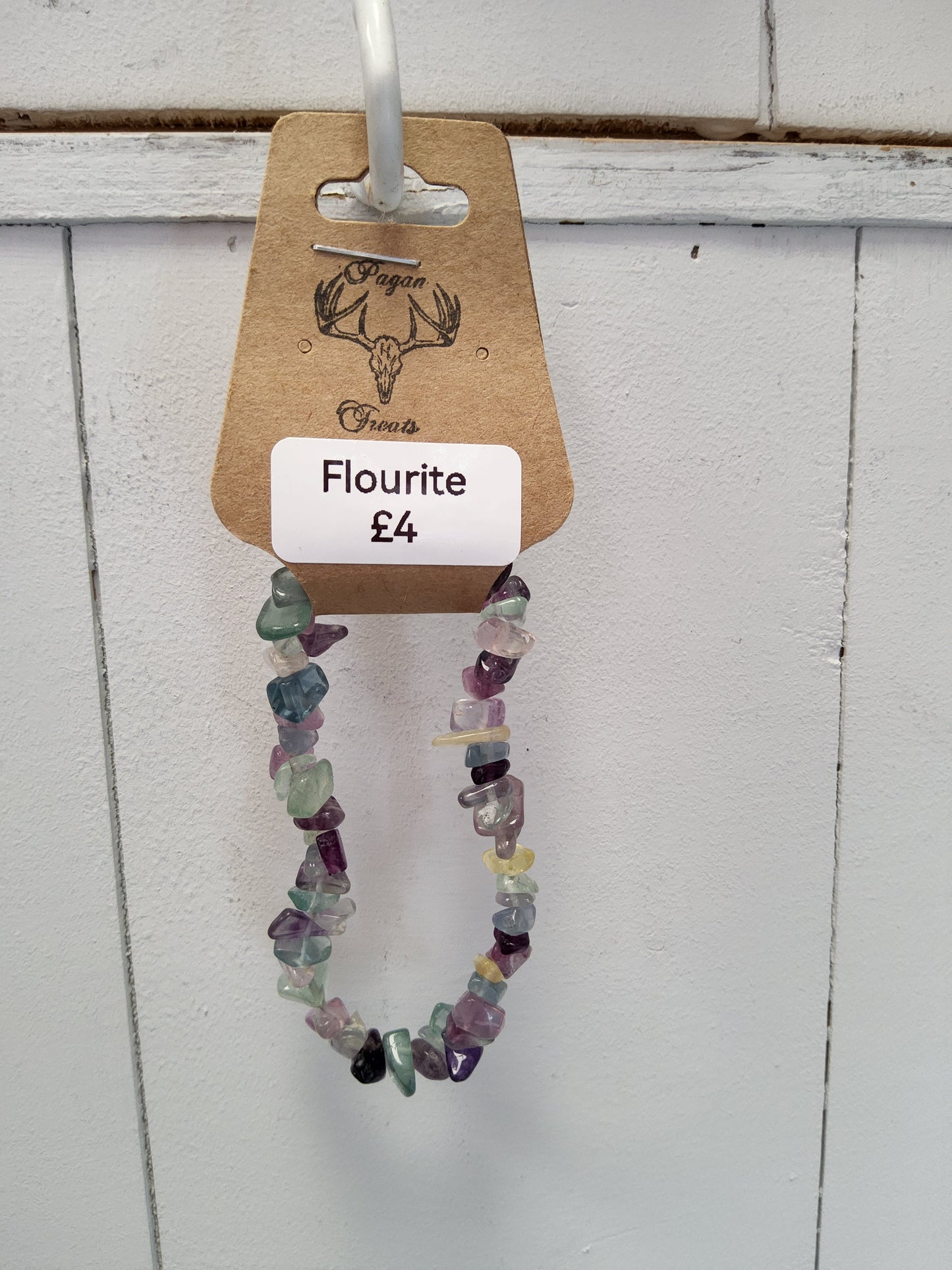 Flourite chip bracelet