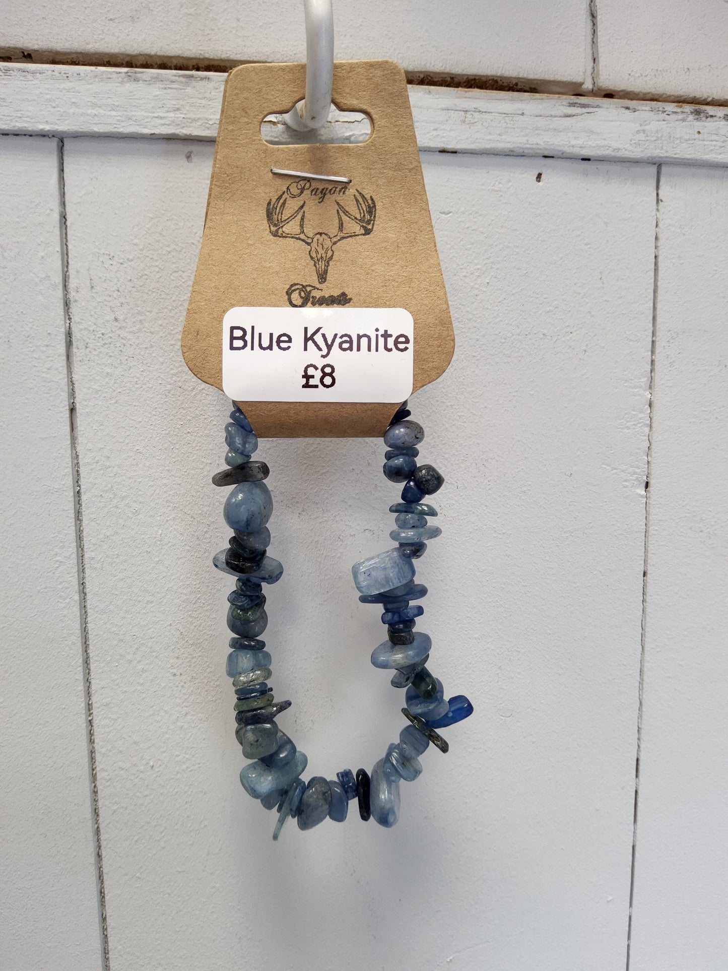 Blue Kyanite chip bracelet