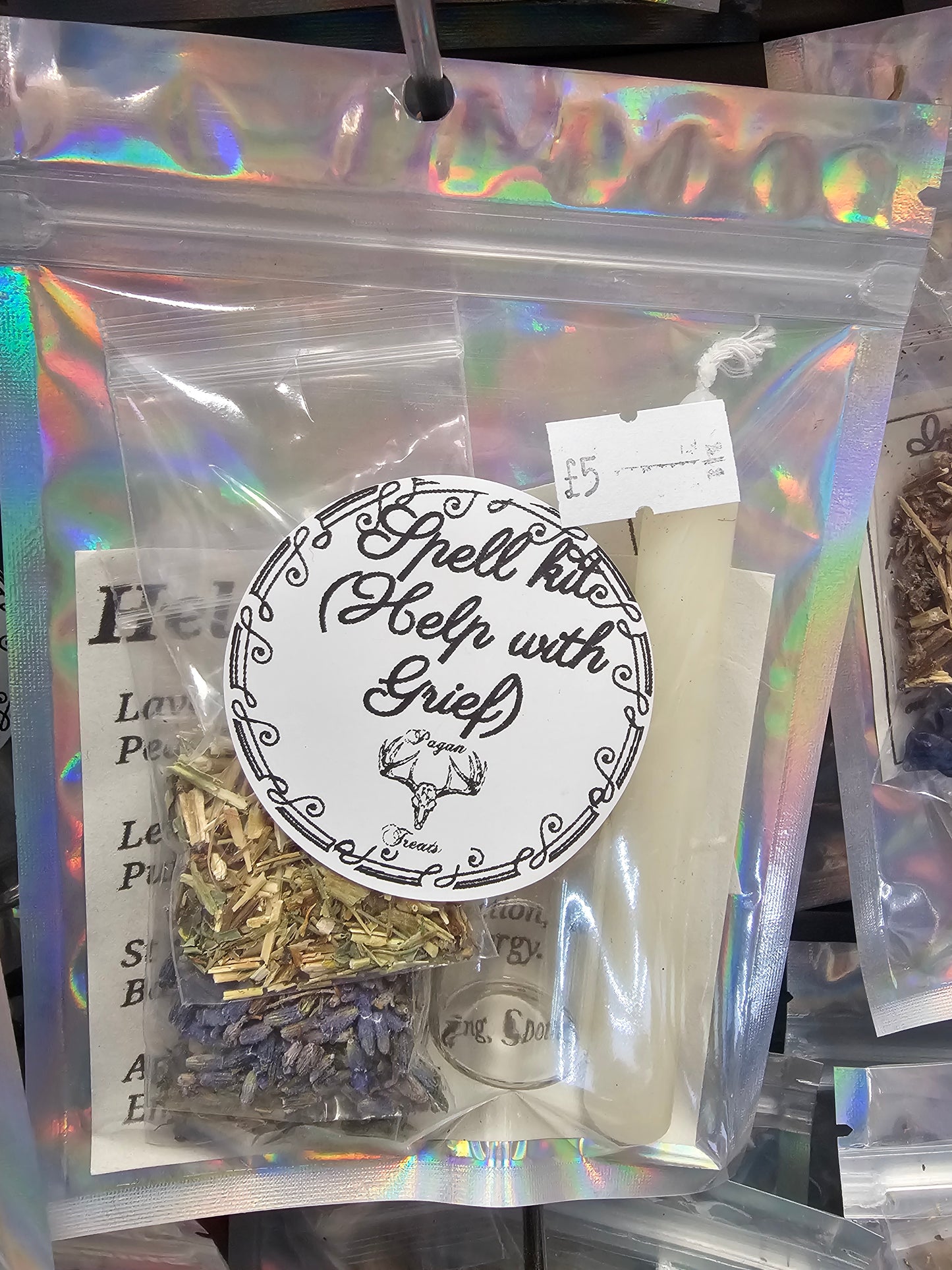 Help with Grief Spell Bottle Kit