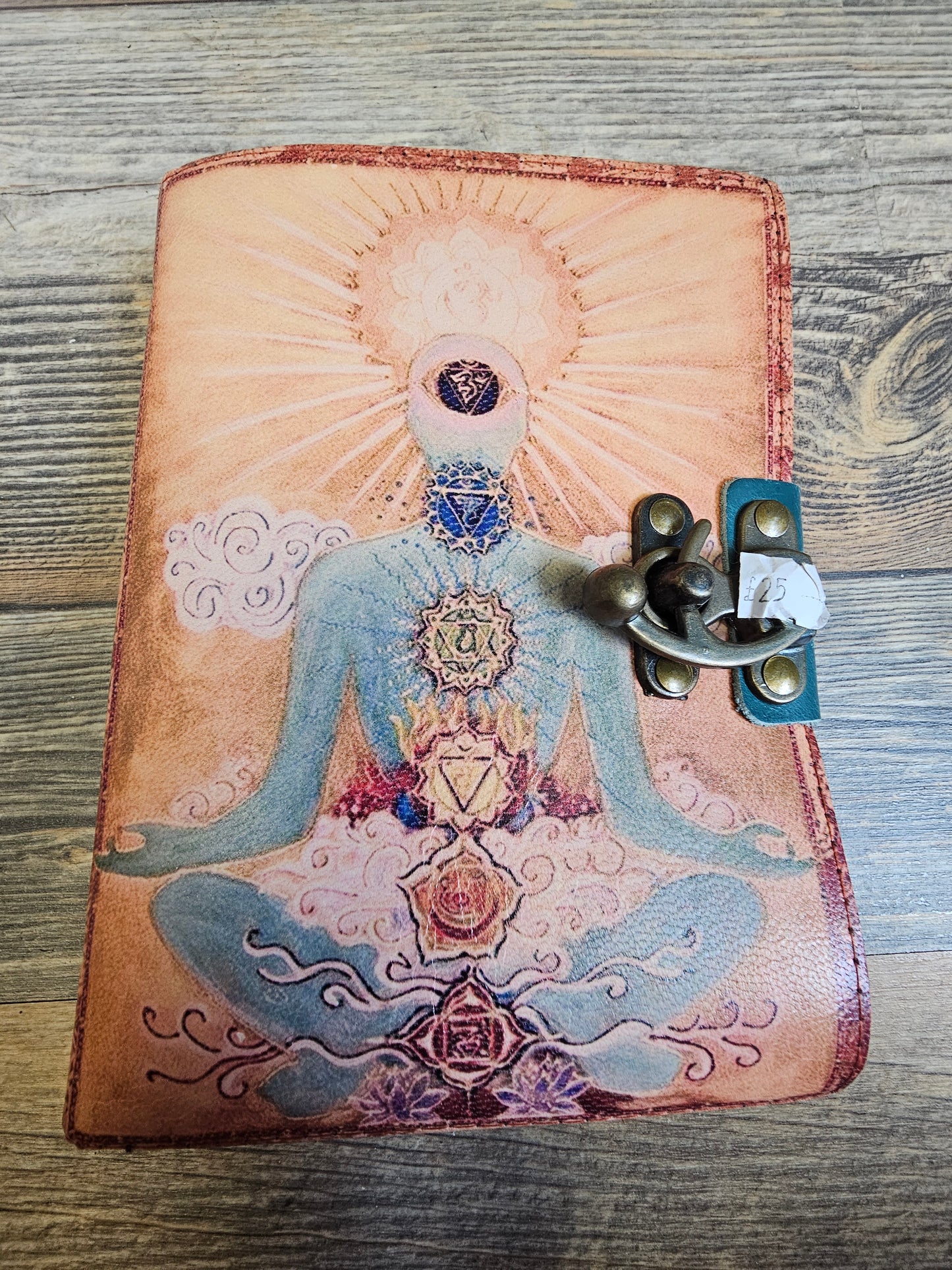 Leather chakra Grimoire