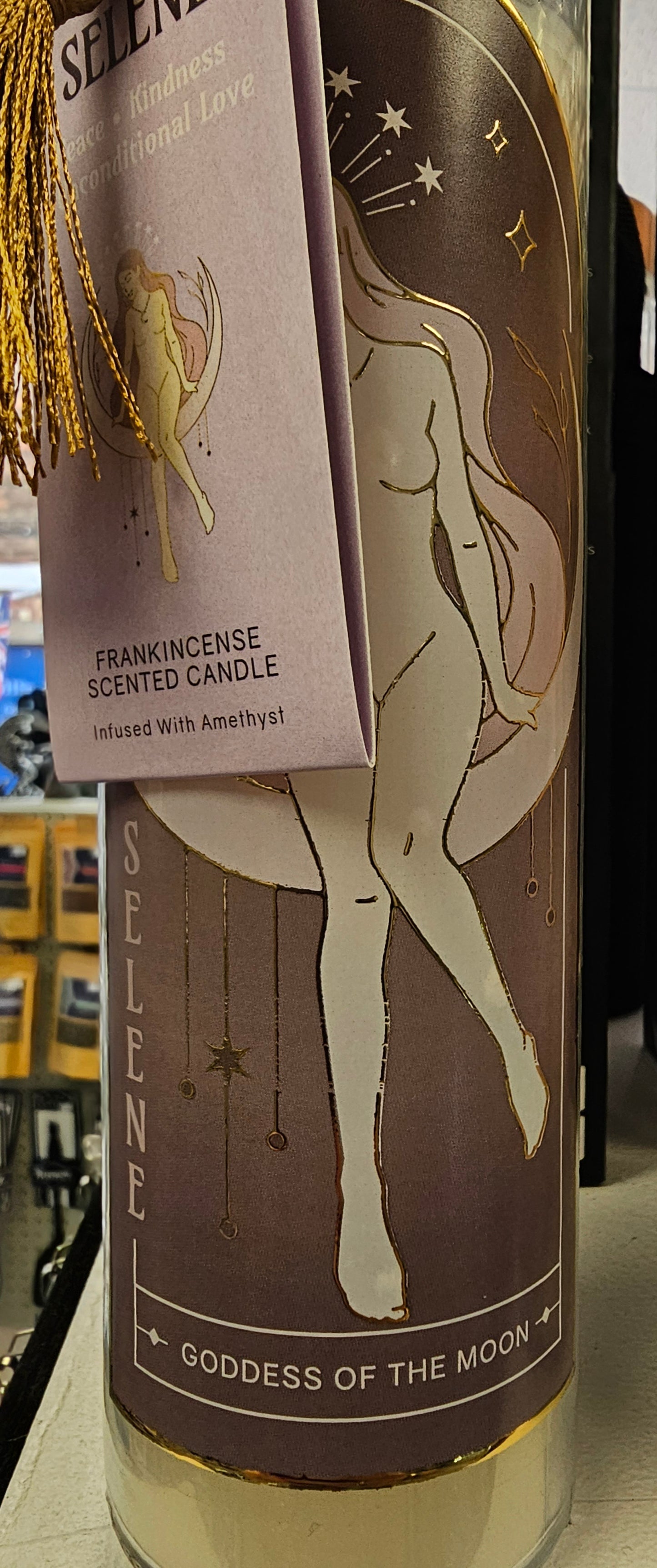 Selene Frankincense Scented Candle (Goddess of the Moon)