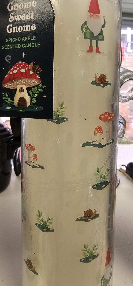 Gnome Sweet Gnome Spiced Apple Scented Candle