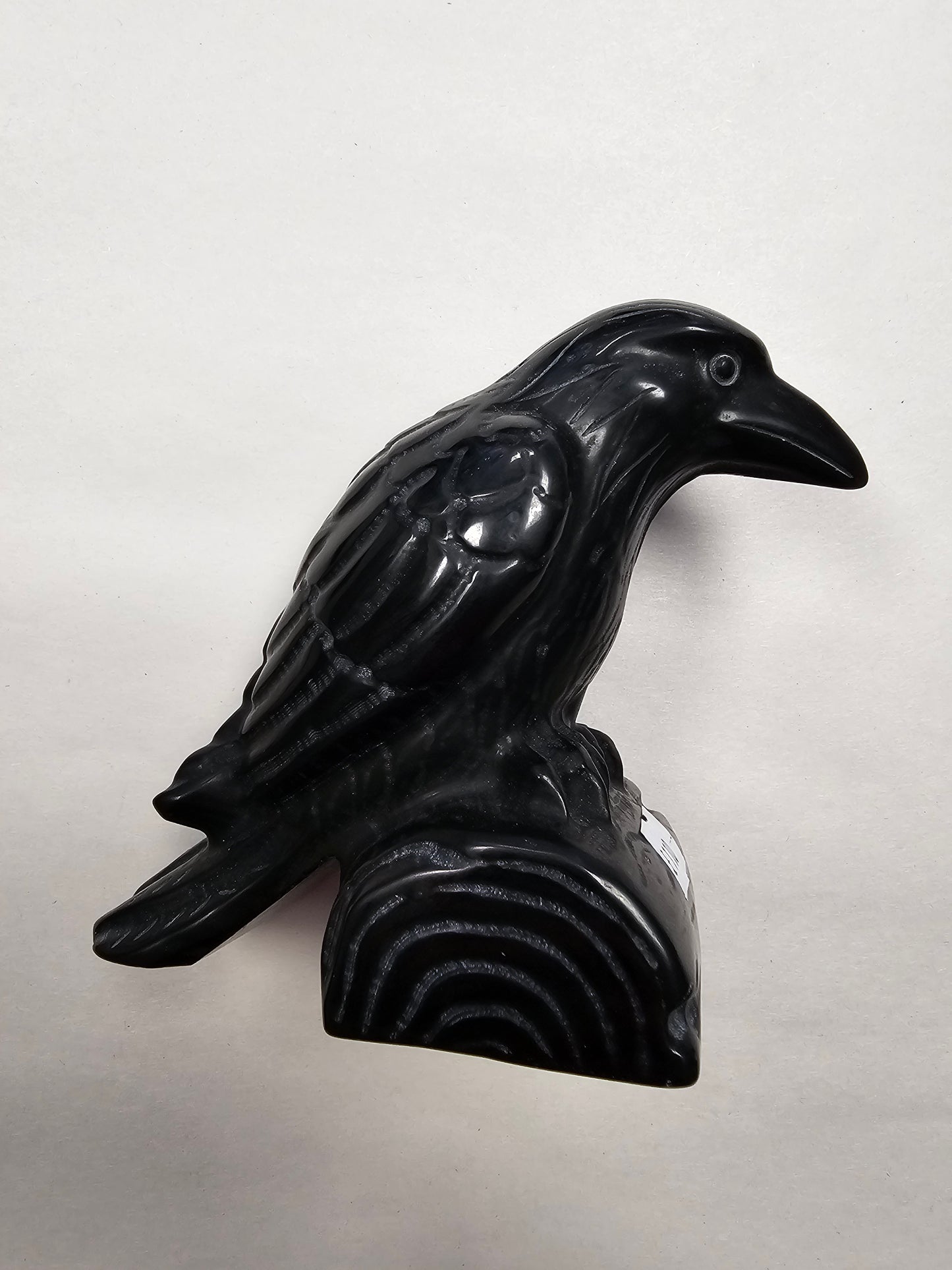 Obsidian Raven (11.5cm Tall)