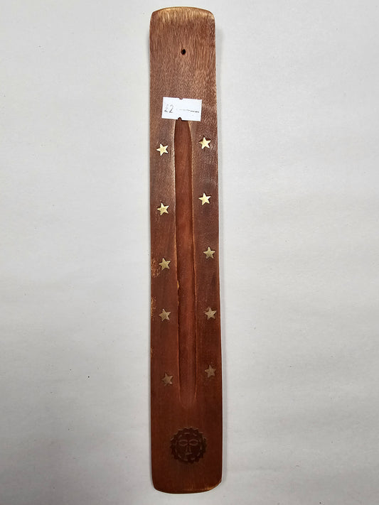Wood Sun Incense Stick Holder