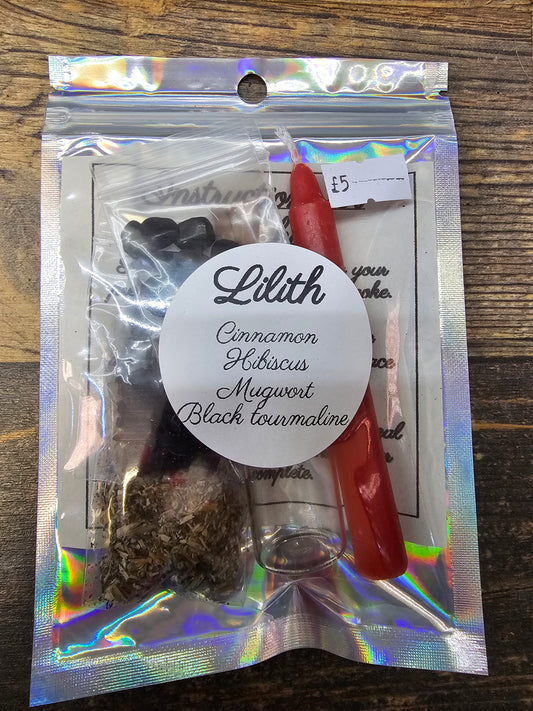 Goddess Spell Bottle Kit (Lilith)