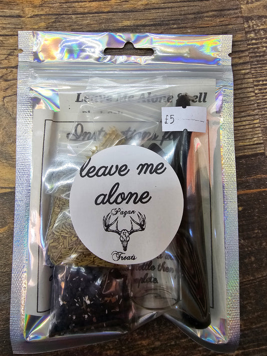 Leave Me Alone Spell Bottle Kit