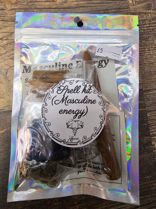 Masculine Energy Spell Bottle Kit