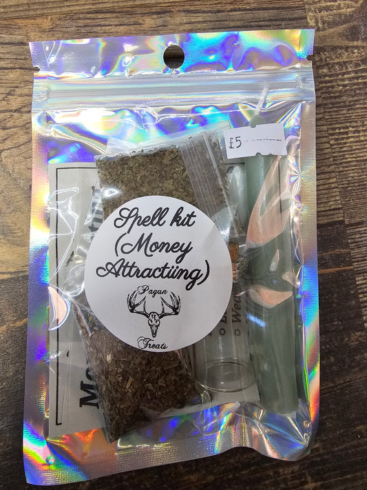 Money Attracting Spell Bottle Kit