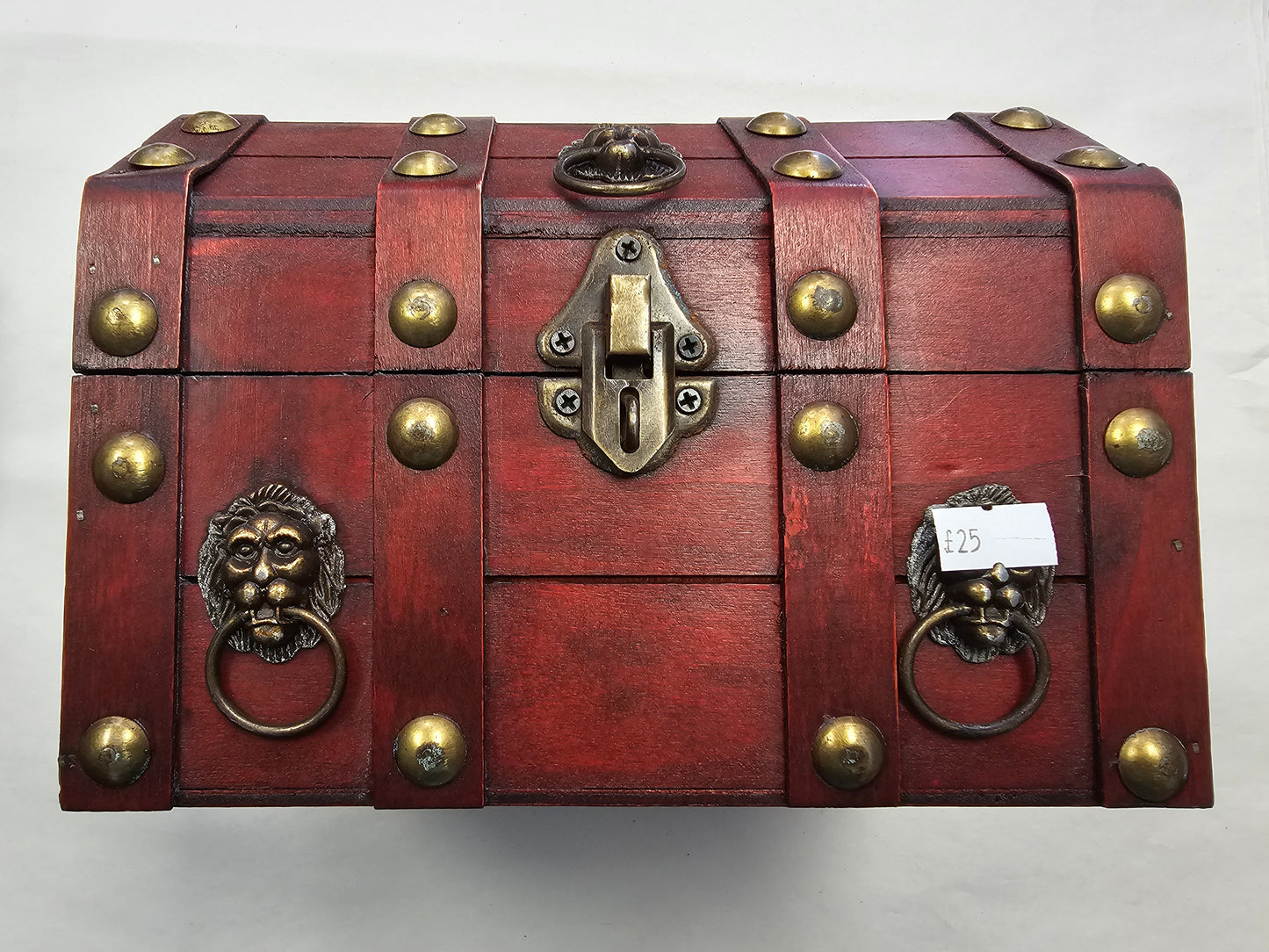 Red Wooden Chest