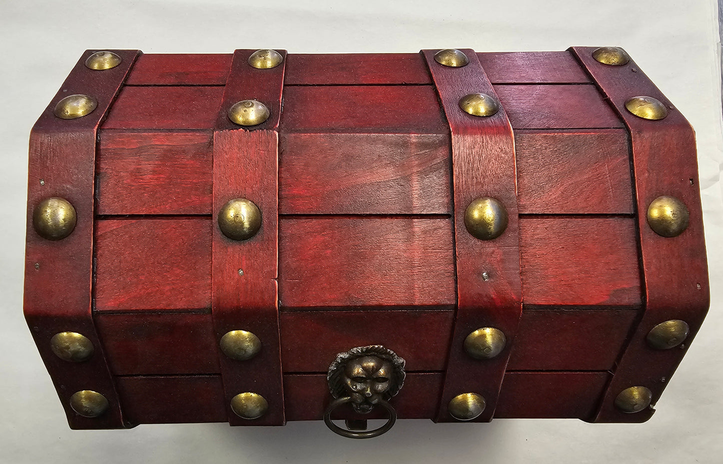 Red Wooden Chest