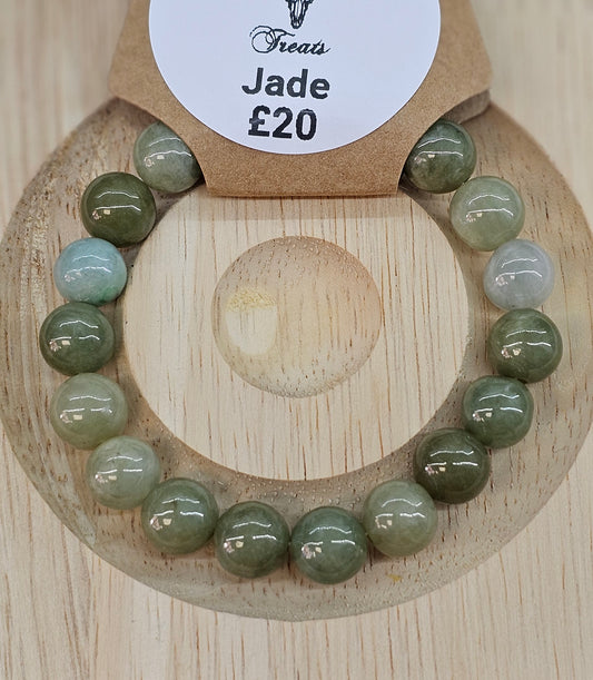 High Quality Jade 10mm Bead Bracelet