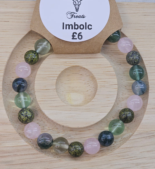 Imbolc 8mm bead bracelet