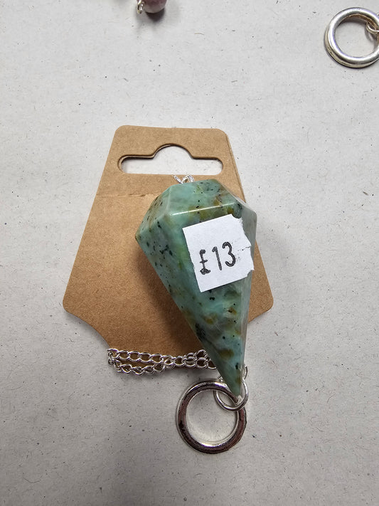 African Turquoise Pendulum