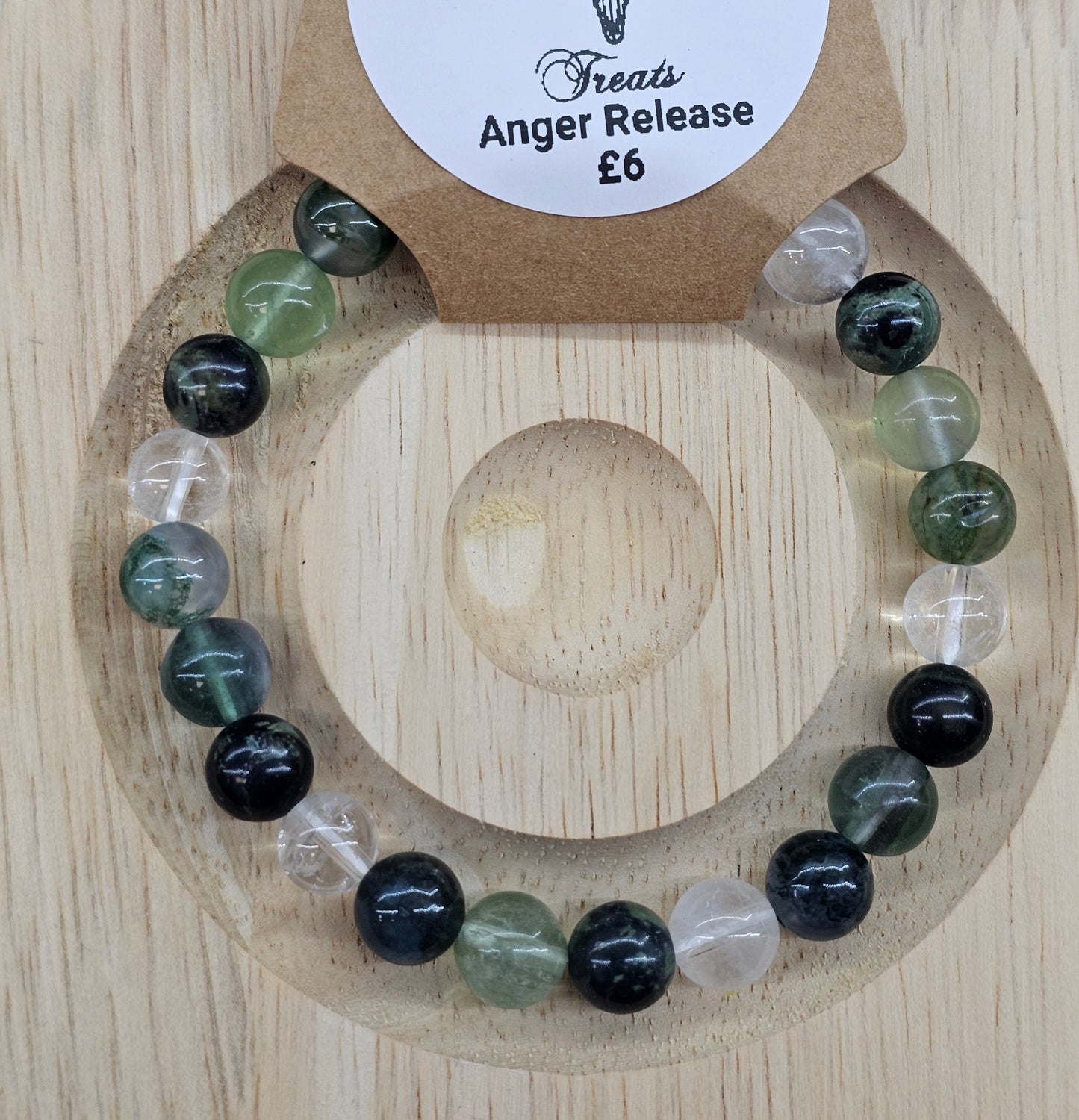 Anger Release 8mm bead bracelet
