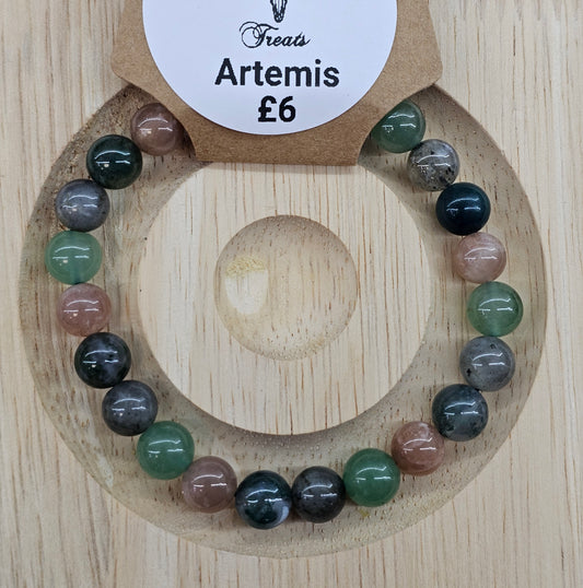 Artemis 8mm bead bracelet
