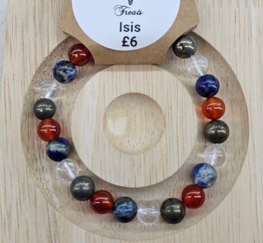 Isis 8mm bead bracelet
