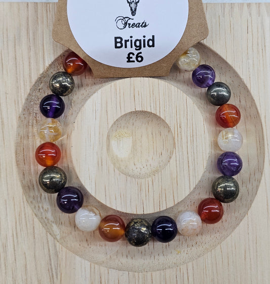Brigid 8mm bead bracelet