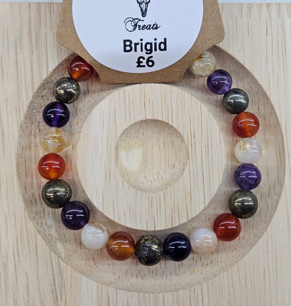 Mixed Bead Bracelets. (General, Gods/Goddesses, Star Signs, Pagan Wheel of the Year)