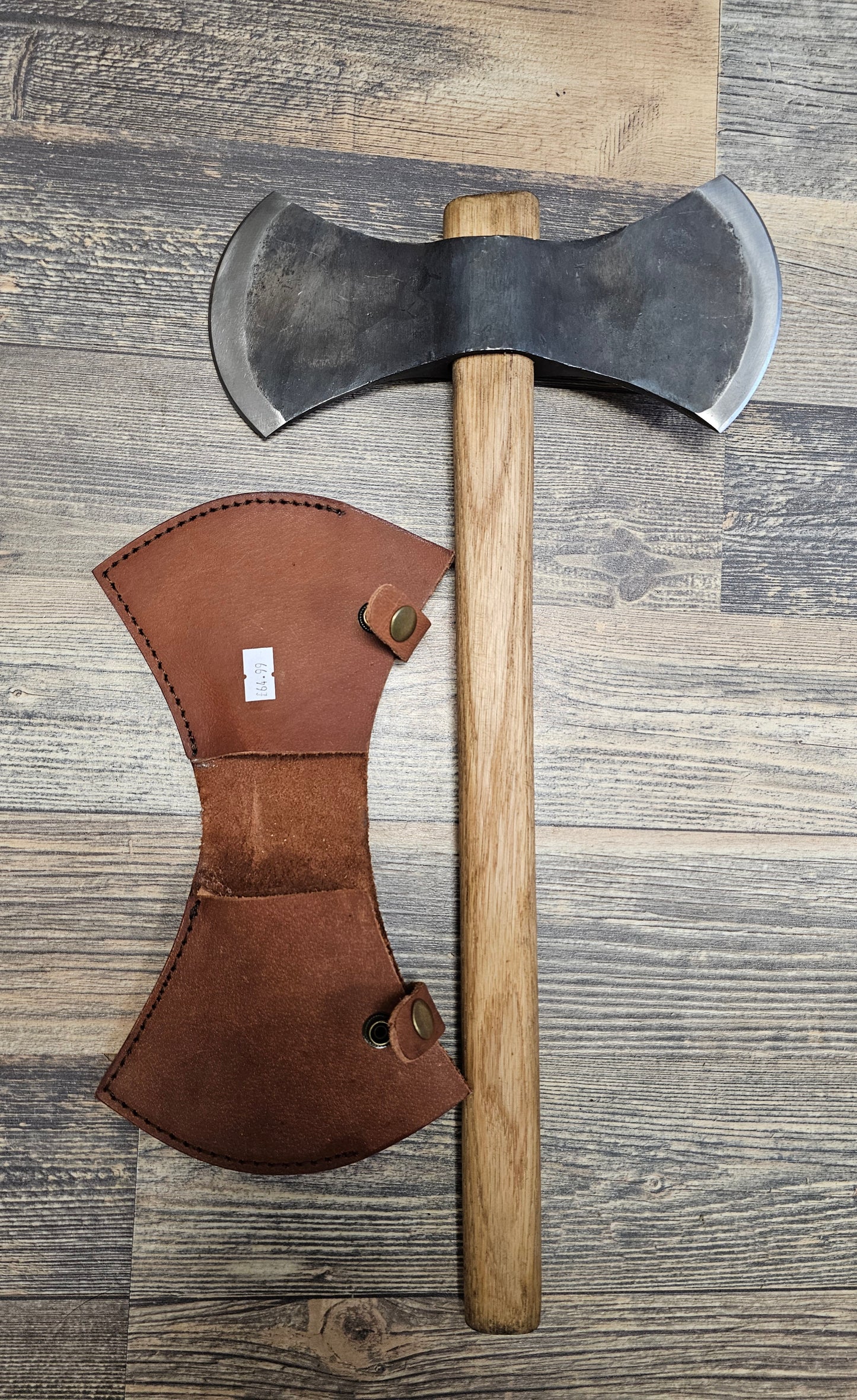 Double bit throwing axe by Raven Forge