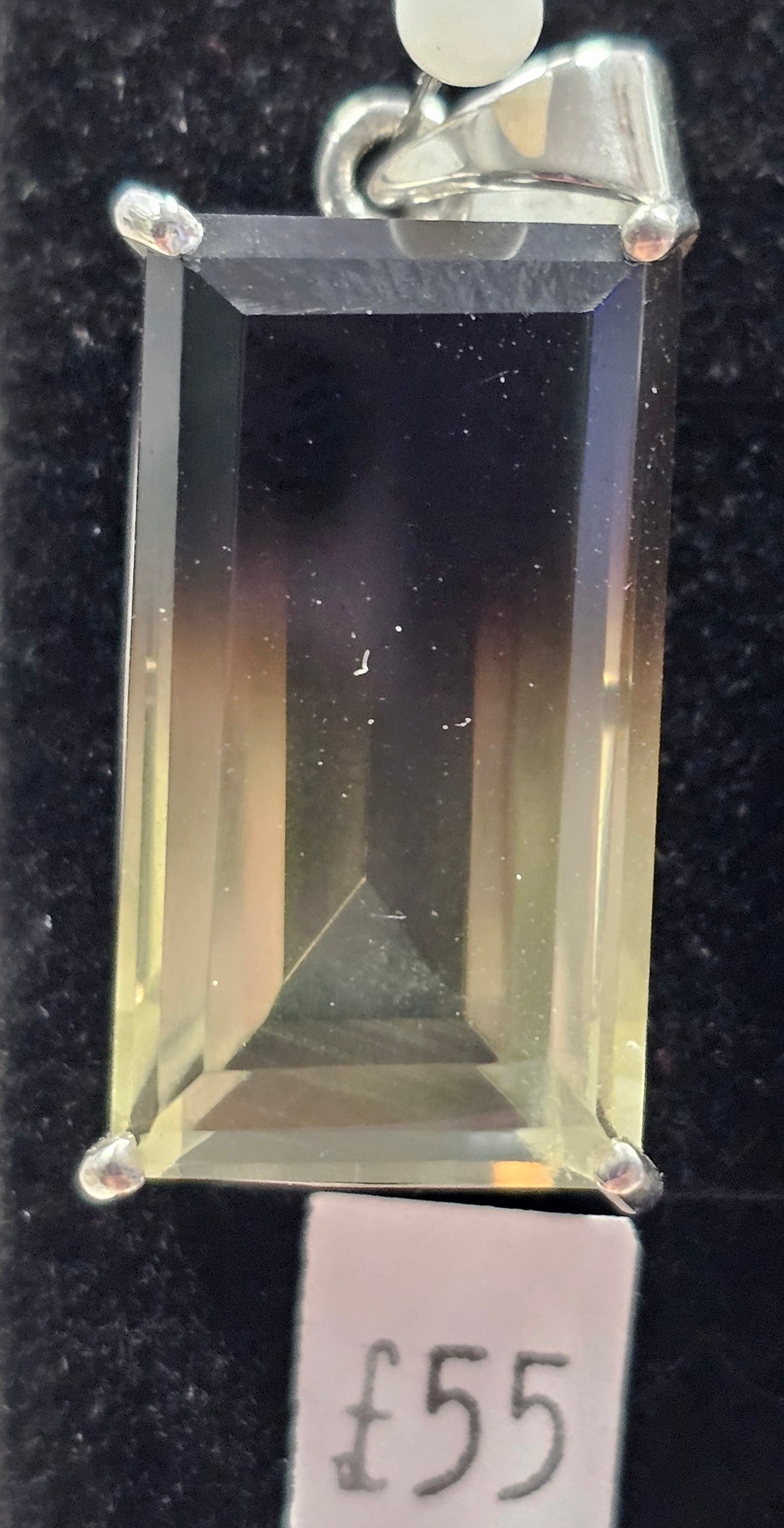 Smokey Citrine 925 Silver Pendent